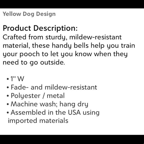 Pink Ribbon Puppy Potty Training Bells - Picture 5 of 6